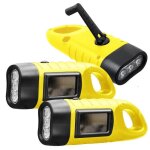 Amoune 3pcs lampe torche led portable à énergie solaire avec manivelle dynamo pour camping alpinisme ... Amoune 3pcs lampe torche led portable à énergie solaire avec manivelle dynamo pour camping alpinisme ...