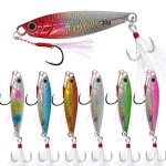 Amoune peche kits leurres - cuillères de pêche en métal - pêche jig métal appâts poissons - 7 pcs. Amoune peche kits leurres - cuillères de pêche en métal - pêche jig métal appâts poissons - 7 pcs.