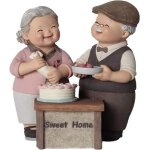 Amour grands - parents parents anniversaire mariage cadeau rsine amoureux personnes ges couple figurines ...