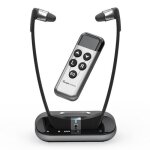 Casque tv sans fil - amplicomms - tv3500 - son amplifi jusqu + 125 db - tlcommande - pour seniors ...