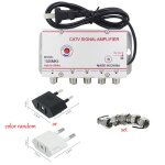 Amplificateur antenne tvbo�tier de t�l�vision num�rique catv30dbantenne amplificateur de signal int�rieur220v ...