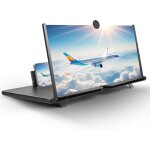 Amplificateur dcran lumineux de 18 pouces loupe dcran de tlphone portable 3d hd anti - bleu support ...