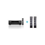 Amplificateur hi - fi denon dra - 900h noir + une paire denceintes colonne magnat monitor s70 noyer