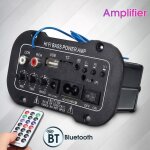 Amplificateur numrique de voiture 5 pouces bluetooth hifi basses puissance stro usb tf tlcommande ...
