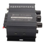 Amplificateur de puissance - universel - bluetooth 5. 0 - son clair - alliage daluminium - 12 v