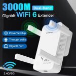 Amplificateur wifi 6 2402mbps ax3000 2. 4g / 5ghz signal rseau longue portee neuf