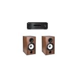 Amplificateur yamaha r - s202d noir + paire denceintes bibliothque cabasse antigua mt32 / 2 noyer