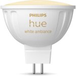 Ampoule connectée - philips hue - mr16 - lumière blanche - compatible bluetooth - fonctionne avec app ... Ampoule connectée - philips hue - mr16 - lumière blanche - compatible bluetooth - fonctionne avec app ...