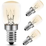 Ampoule four 25we14 t25 ampoule incandescence 2200k blanc chaud 300 degres ampoules pygmes lot de 4