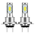 Ampoules h7 led xnon - ibeafilly - super brillant blanc 80w 6000k 2pcs?ampoule led voiture phare antibrouilla ...