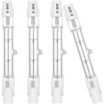 Ampoule halog�ne eco r7s 78mm 120w 230v 1600lm blanc chaud 2700k t3 ampoule de type jpaquet de 4