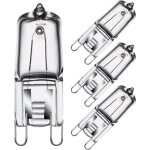 Ampoule halogene - fleuve - ampoules halog�nes g9 four 40w 230v 300�c blanc chaud dimmables lot de 4 ...