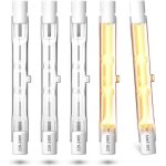 Ampoule halogene - fleuve - ampoules halog�nes r7s 78mm 48w 230v 2700k blanc chaud dimmables lot de 5 ...
