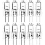 Ampoules halognes g4 10w 12v t3 jc type 2 broches de remplacement de base pour armoire puck light track ...