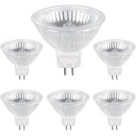 Ampoule halogene gu5. 3 50w 220v 680lm blanc chaud 2700k dimmable ampoule spot halog�ne mr16 pack de ...