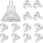 Ampoules halog�nes mr11(pack de 12)lampe halog�ne gu4 12v 20w 2 broches ampoule halogene 2700k blanc ...