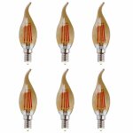 Ampoule led e14 forme de bougie � filament 4w blanc chaud 2700k ampoules flamme ampoule bougie classique ...