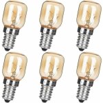 Ampoule led e14?lot de 6 ampoules de lampe  sel 25 w t25 e14 230 - 240 v  intensit variable transparentes ...