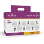 Ampoule led e14 - wolbu - sphrique - blanc - chaud 2700k - 40w quivalent - dpolie
