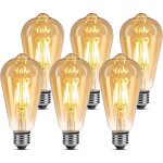 Ampoule led e27 - blanc chaud 2500k 470lm ampoules - 4. 8w quivalent 40w led e27 st64 dcorative dimmable ...