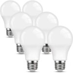 Ampoules led e27 blanc - chaud - mich - lot de 6 - 9w �quivalent 60w - 2700k - non dimmable - 220 - 240v ...