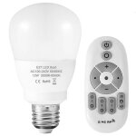 Ampoules led e27 � intensit� variable ac85 - 265 v 12 w avec t�l�commande sans fil rf