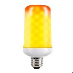 Ampoule led effet flamme simul�e nature feu e27 e26 e14 e12 b22 lampe d�corative (e26)