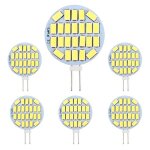 Ampoule led g4 12v 3w non dimmable24x5730 smd 600lm blanc froid 6000k �quivalent halog�ne 30w - lot de ...