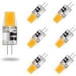 Ampoule led g4 12v 5w blanc chaud 3000k lot de 6 ? remplace une lampe halogne 50w angle de faisceau ...