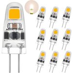 Ampoules led g4 dimmables - febest - blanc naturel 4000k - 1. 2w - 125 lm - ac / dc 12 - 24v - lot de ...