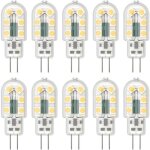 Ampoule led g4 - febest - lot de 10 - 3w - �quivalent 20w - blanc naturel 4000k - 300 lm - angle de faisceau ...
