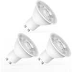Ampoules led gu10 5w - quivalent 50w - 450 lumens - blanc froid 6000k - angle de 120 - clairage nergtique ...