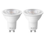 Ampoules led gu10 6. 5w (�quivalent 65w 500 lm) hct style ? 3000k blanc chaud dimmable ? lot de 2