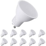 Ampoules led gu10 7w quivalent ampoule halogne 70w 550ml blanc chaud 3000k 120larges faisceaux ampoules ...