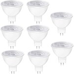 Ampoules led gu5. 3 mr16 12v 5w equivalent � 50w lampe traditionnelle blanc chaud 2700k 550lm 38� angle ...