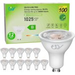 Ampoule led gy - classe �nerg�tique b - gu10 - 65w - blanc neutre - lot de 12