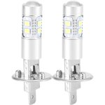 Ampoules led h1 100w phare super blanc 6000k kit ampoules led 2 pi�ces feu de brouillard voiture haute ...