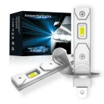 Ampoule led h1 26000lm 50w?6500k lumire blanche forte phare de voiture kit de conversion halogne 12v ...