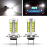 Ampoule led h7 12v led voiture feu de brouillard ampoule blanc 6000k ampoules antibrouillard feu de jour ...