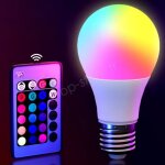 Ampoule led multicolore - e27 - 38w - 16 couleurs - 5 modes - télécommande incluse Ampoule led multicolore - e27 - 38w - 16 couleurs - 5 modes - télécommande incluse