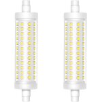 Ampoule led r7s 118mm blanc froid 6000k 12w r7s led double extr�mit� lampe lin�aire remplace 120w j118 ...