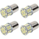 Ampoule led voiture 4 pcs 1157 blanc 6000 - 7000k p21 / 5w veilleuse led voiture pour feu de stop feux ...