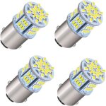 Ampoule led voiture 4 pi�ces 1157 blanc 6500 - 7000k led 12v p21w ampoules clignotant led pour feu de ...