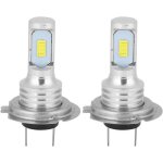 Ampoule de phare antibrouillard 2pcs 80w 6000k universel h7 led voiture antibrouillard lampe blanc dc ...