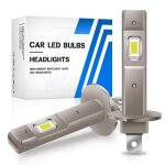 Ampoules de phares led h1 - 6500k blanc froid kit de conversion sans ventilateur pzcc