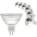 Ampoule spot mr16 ampoule 12v 20w ampoule gu5. 3 ampoule mr16 dimmable blanc chaud 2700k couvercle en ...