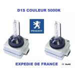 Ampoules xenon d1s peugeot 35w 5000k