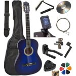 Amrova pack guitare classique 3 / 4 (enfant 8 - 12 ans) + 10 accessoires (housse accordeur) + cours vidéo ... Amrova pack guitare classique 3 / 4 (enfant 8 - 12 ans) + 10 accessoires (housse accordeur) + cours vidéo ...