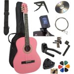 Amrova pack guitare classique 3 / 4 (enfant 8 - 12 ans) + 10 accessoires (housse accordeur) + cours vid�o ...