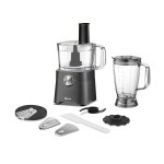 Amsta - amfp275g - robot de cuisine multifonction - bol 2 l - blender 1. 8 l - 2 vitesses + pulse